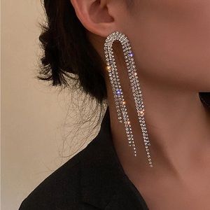 Rhinestone earrings